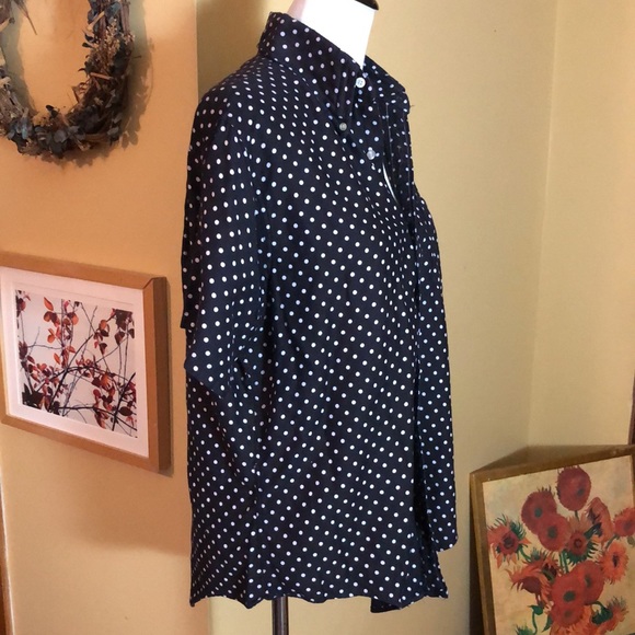Vintage DINO Size Large Polka-Dot Made in USA 100% Cotton SUPER SOFT Classic - Picture 4 of 12